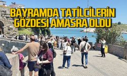 Bayramda tatilcilerin tercihi Amasra oldu