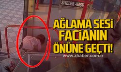 Ağlama sesi facianın önüne geçti; 2 yaşındaki çocuk otobüste bulundu