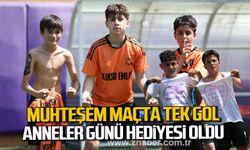 Muhteşem maçta tek gol. Anneler günü hediyesi oldu.