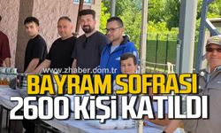 Bakacakkadı’da Bayram sofrası: 2600 kişi katıldı