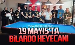 Zonguldak'ta 19 Mayıs Bilardo turnuvası düzenledi