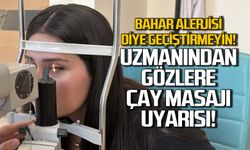 Bahar alerjisi deyip geçmeyin... Uzmanından çay masajı uyarısı