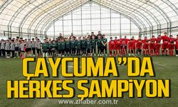 U9 Çaycuma Cup” futbol turnuvası büyük ilgi gördü.