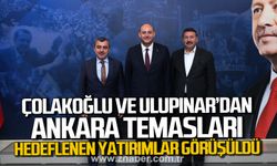 Ahmet Çolakoğlu ve Özcan Ulupınar, Ahmet Büyükgümüş’ü ziyaret etti.