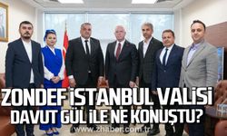ZONDEF Genel Başkanı Ziya Öncan'dan İstanbul Valisi Davut Gül’e ziyaret