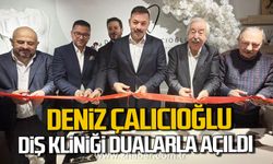 Zonguldak'ta  DT. Deniz Çalıcıoğlu Diş Kliniği dualarla açıldı.