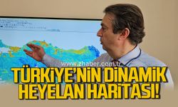 10 farklı parametreyi bir araya getirip Türkiye'nin heyelan risk haritasını oluşturdular