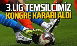 TFF 3.lig temsilcimizde yönetim kongre kararı aldı