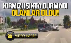 Kırmızı ışık ihlali kazayı beraberinde getirdi