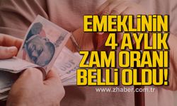 Emekli ve memurun 4 aylık maaş zam farkı belli oldu