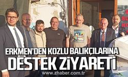 Yavuz Erkmen’den Kozlu Balıkçılarına Destek Ziyareti