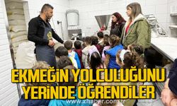 Zonguldak TED Koleji öğrencileri ekmeğin yolculuğunu yerinde öğrendi.