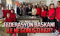 Zonguldak ekibiniden, Hokey Federasyonu'na anlamlı ziyaret