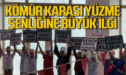 Kömür Karası Yüzme Şenliği’ne yoğun katılım