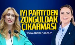 İYİ Parti Genel Başkan Yardımcıları İpek Özkal Sayan ve Ayyüce Türkeş Taş Zonguldak'a geliyor.