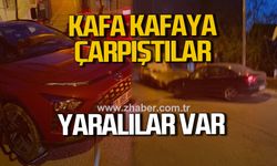 Zonguldak'ta trafik kazası kafa kafaya çarpıştılar: 2 yaralı