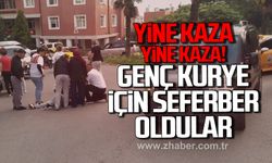 Yine kaza yine kaza. Genç Kurye içi seferber oldular