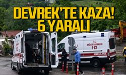 Devrek'te kaza 6 kişi yaralandı