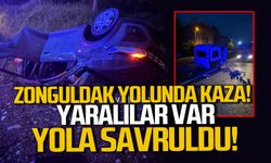 Zonguldak yolunda kaza. Yaralılar var