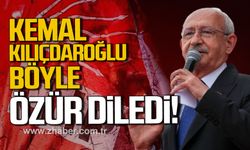 Kemal Kılıçdaroğlu böyle 'Özür diledi'