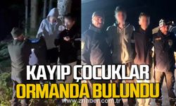 Karabük’te kayıp çocuklar ormanlık alanda bulundu.