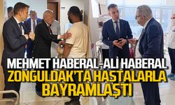 Mehmet Haberal ve Ali Haberal Zonguldak Diyaliz Merkezi’nde hastalarla bayramlaştı