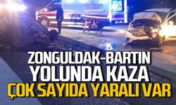 Zonguldak-Bartın kara yolunda kaza: Çok  sayıda yaralı var!