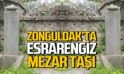 Zonguldak'ta mezarlıkta bulunan mezar taşının sırrı!