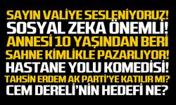 Sayın Valiye sesleniyoruz!