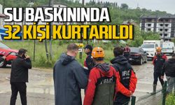 Bartın'da su baskınlarında 32 kişi kurtarıldı