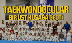 Zonguldak'ta Taekwondocular bir üst kuşağa geçti.