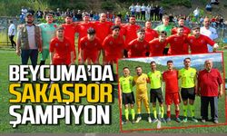 Sakaspor Beycuma Futbol Turnuvası'nda şampiyonluğunu ilan etti
