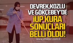 Devrek, Kozlu ve Gökçebey’de İUP kura sonuçları belli oldu
