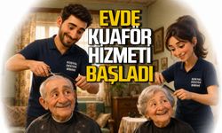 Zonguldak Belediyesi evlere kuaför hizmeti başlattı