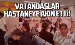 Bayram sonrası Ereğli Devlet Hastanesi'ne akın ettiler