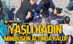 Zonguldak'ta minibüsün altında can pazarı
