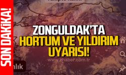 Zonguldak’ta hortum ve yıldırım uyarısı