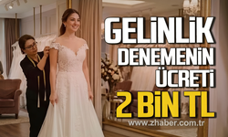 Bartın'da gelinlik denemenin ücreti 2 bin TL oldu