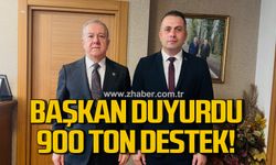 Elvanpazarcık Belediyesi’ne 900 Ton asfalt desteği