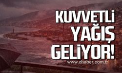 Zonguldak ve Batı Karadeniz’de sağanak uyarısı!