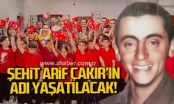 Şehit Arif Çakır'ın adını yaşatacak kütüphane hizmete açıldı