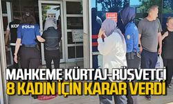 Zonguldak’ta kürtaj ve rüşvet suçuna karışan ve hakim karşısında 8 kadın için karar verdi