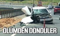 Zonguldak-Ereğli yolunda kaza: Ölümden döndüler