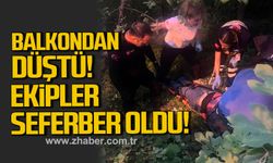 Kozlu’da balkon kazası. Ekipler seferber oldu