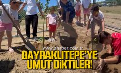 Kalafatlı gençlerden örnek davranış: Bayraklıtepe’de fidan seferberliği