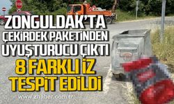 Zonguldak'ta çekirdek paketinden uyuşturucu çıktı.