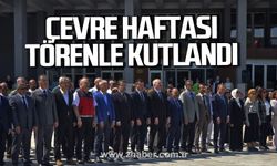 Zonguldak'ta "Türkiye Çevre Haftası" etkinlikleri düzenlenen törenle kutlandı.