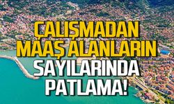 Zonguldak'ta çalışmadan maaş alanların sayısında patlama!
