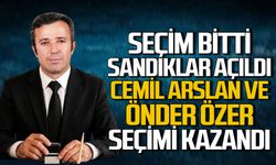 Sandıklar açıldı Cemil Arslan ve Önder Özer seçimi kazandı