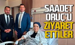 Kamil Altun ve Mustafa Karakoca, Saadet Oruç'u ziyaret etti